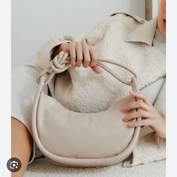 Jules Kae Luna Rope Hobo bag purse in White NWT - Picture 2 of 11